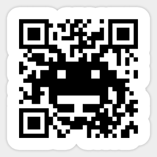 QR Invader Sticker